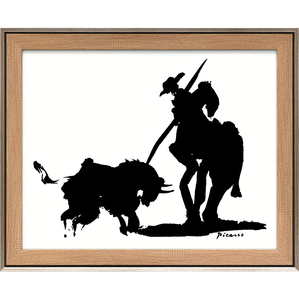 絵画 パブロ ピカソ 「ブルファイト」 壁掛用 PP-15004周年記念品 プレゼント 退職記念 卒業記念 名入れ相談