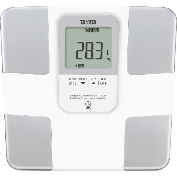 タニタ 体組成計 BC761WH ギフト対応不可 (送料無料） 6,930円