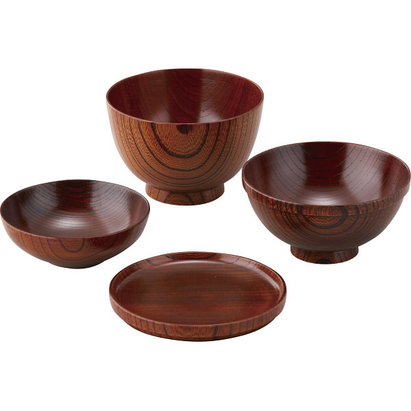 欅のおーるいん椀 茶 25665 ギフト対応不可 (送料無料）
