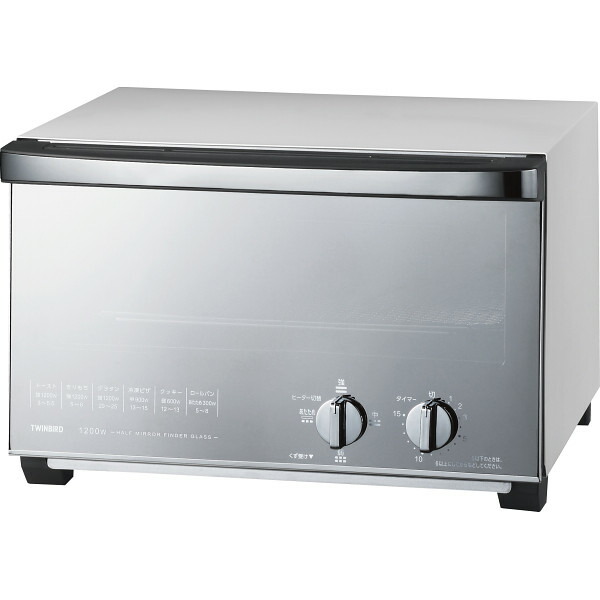 ツインバード ミラーガラスオーブントースター TS-4047W ギフト対応不可 (送料無料）｜ギフトマン　店