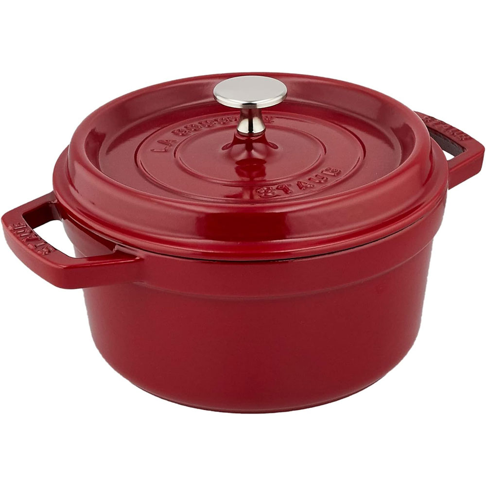 staub ストウブ ココット ラウンド 20珊 押さえる色 ボルドーワイン 3272340045073 国内定め事品 生存期間引きうける付 貨物輸送無料 ▲ (ya)