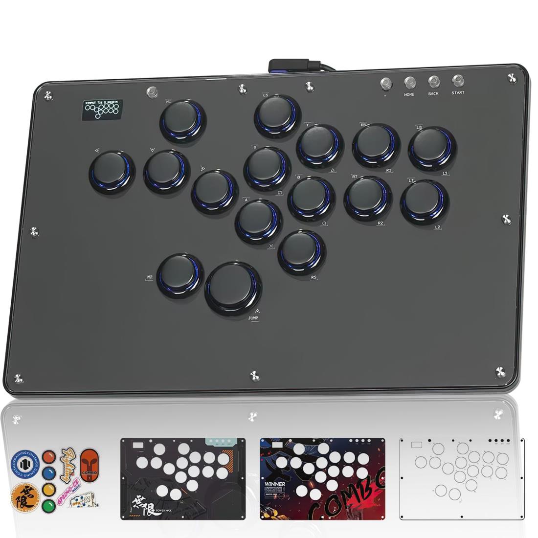 Haute42 アケコン レバーレス コントローラー Amazon.co.jp: Haute42 レバーレス アケコン レバーレス