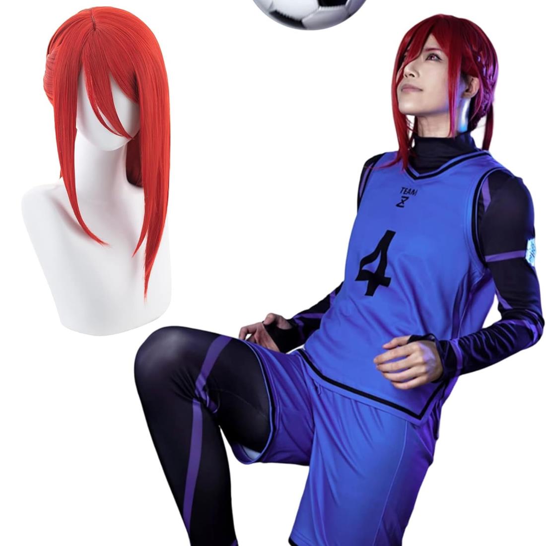 ブルーロック　看守　コスプレ　衣装　ウィッグ　腕章　潔世一　蜂楽　千切　凪　糸師 Amazon.co.jp: [REENEW] ブルーロック 看守服シリーズの制服 潔