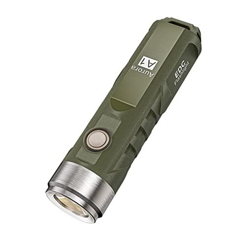 【色:レッド】Aurora A5-G4 ミニ懐中電灯、420ルーメン、磁気クリッ 色:レッド】Aurora A5-G4 ミニ懐中電灯、420ルーメン、磁気