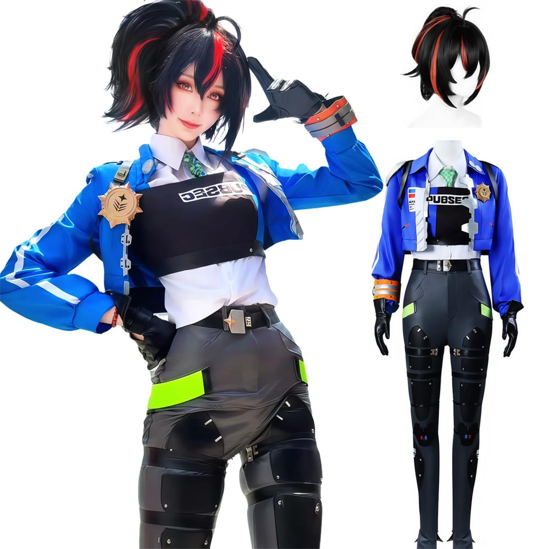 コスプレ衣装 niko ブルーアーカイブ FOX小隊 FOX2 ニコ コスプレ衣装 セーラー服