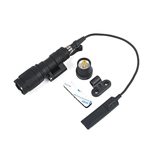 シュアファイア M300A (M340A) タイプ スカウトライト フラッシュライト （M-LOK&20mmレールマウント搭載） 600ルーメン サバゲー タクティカルライト リモート&プッシュスイッチ付