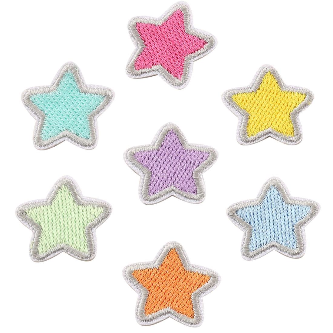 楽天市場】ワッペン アイロンワッペン 刺繍ワッペン 星 7色