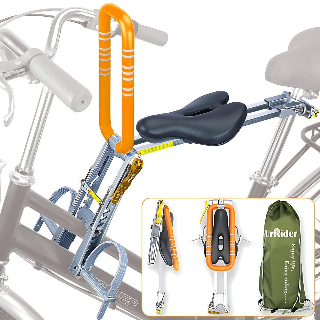 楽天市場】UrRider自転車チャイルドシート/自転車の子供用の