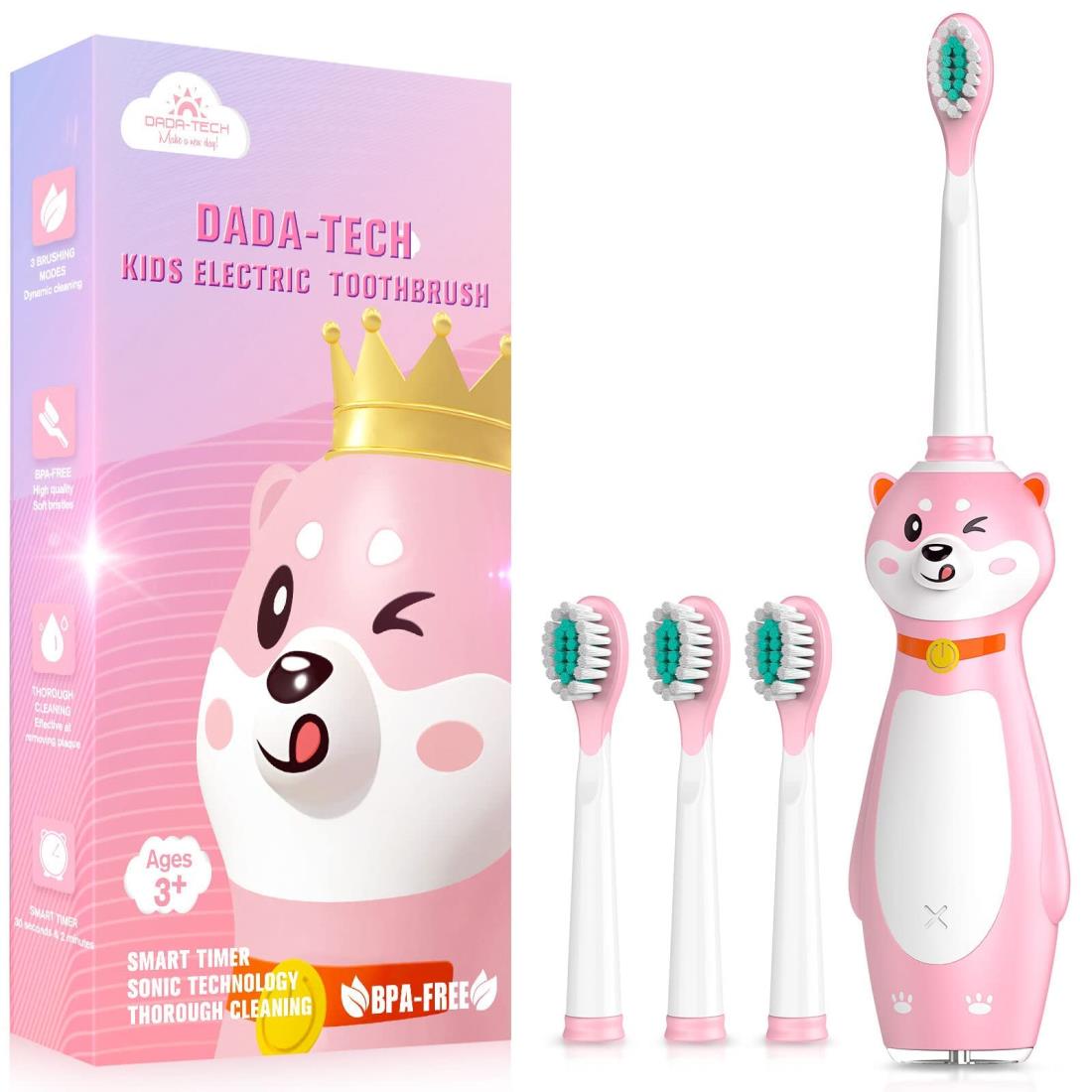 楽天市場】DADA-TECH 子供用充電式電動歯ブラシ、タイマー付き