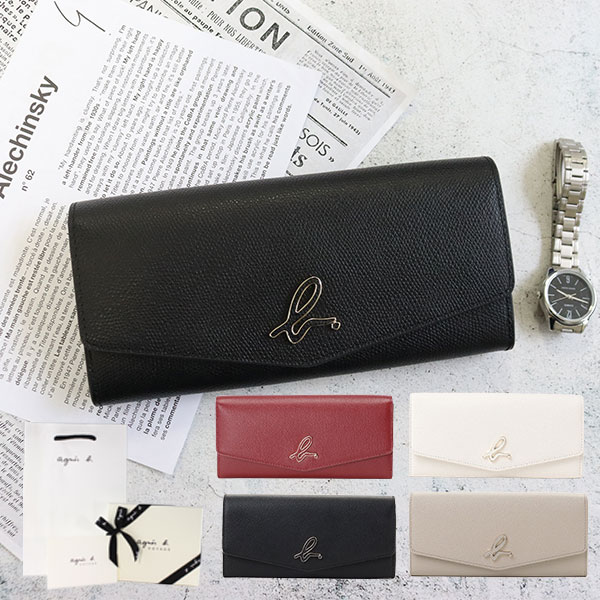 楽天市場】アニエスベー 財布 かぶせ長財布 メンズ MH18-02 ボヤージュ