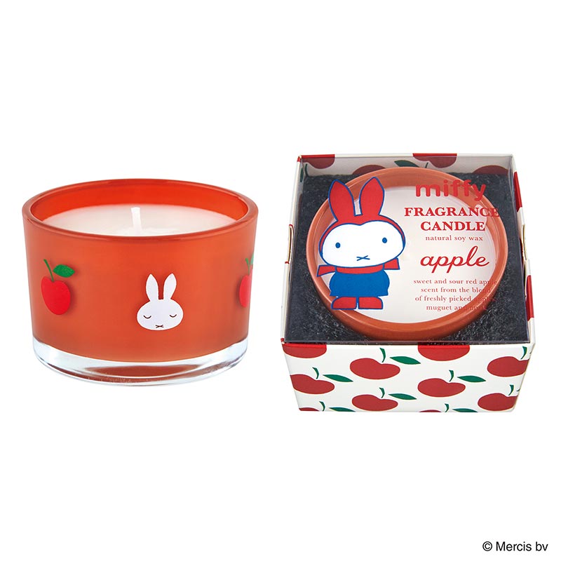 楽天市場】miffy ミッフィー フレグランスキャンドル りんごの香り 約