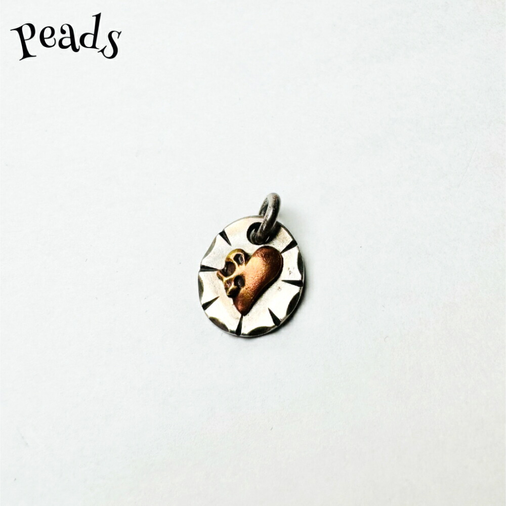 【Peads】メキシカンDead Love LYLY シルバーアクセサリー SILVER925 シルバー925 ネックレス ペンダント シルバーペンダント ハート スカル ヴィンテージ風 メキシカン オリジナルブランド ユニセックス 男女兼用アクセサリー