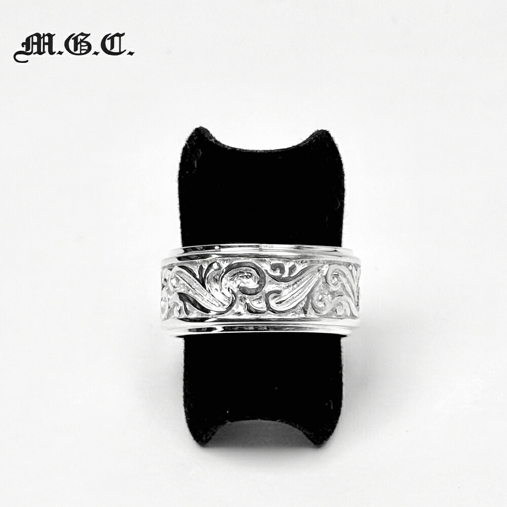 【M.G.C.】アラベスクリング シルバーアクセサリー 唐草模様 指輪 シルバー950 SILVER950 ゴシック ユニセックス 男女兼用アクセサリー プレゼント ギフト