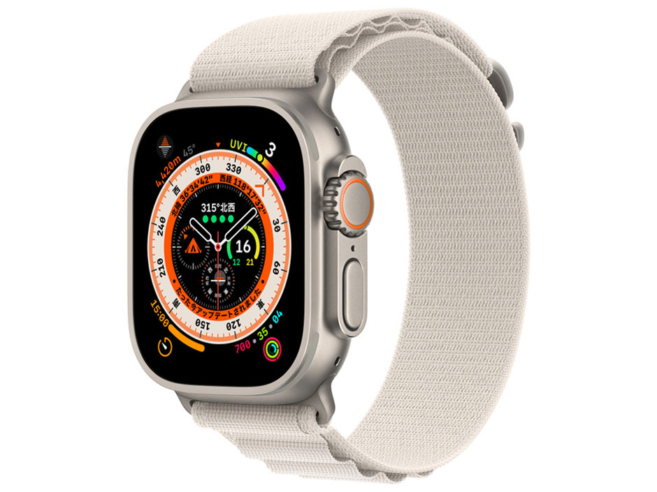 低価安い Apple Watch - Apple Watch UltraCellularグリーンアルパイン