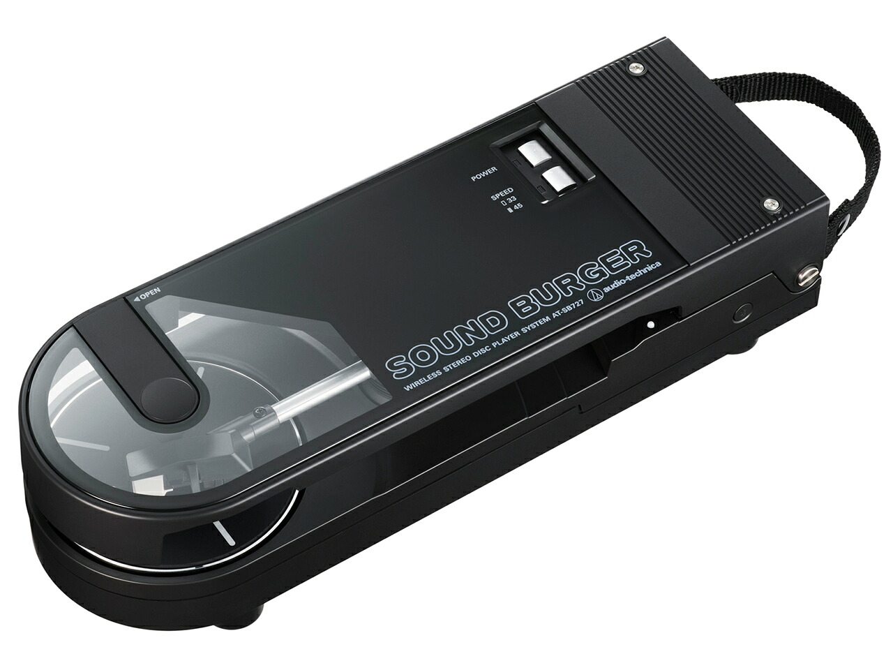 audio-technica(オーディオテクニカ) AT-SB727 BK ワイヤレスレコードプレイヤー サウンドバーガー ブラック 17,122円