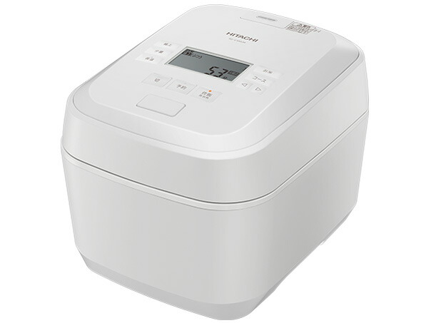 HITACHI（日立） RZ-V100JM(W)  翦断応力＆水蒸気 IH炊飯器 ふっくら御膳 5.5合炊き フロストホワイト