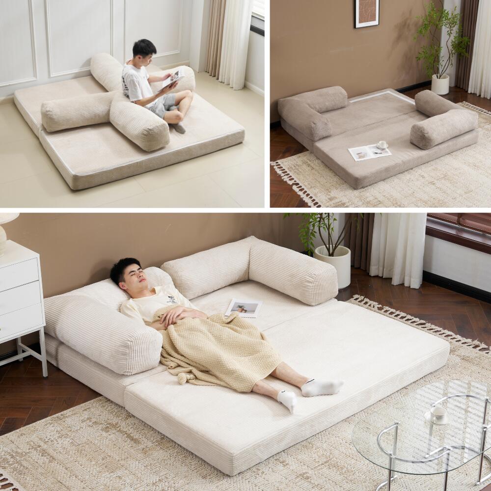 OSJ ソファベッド 圧縮 ソファー 圧縮ソファーベッド 組立て不要 二人