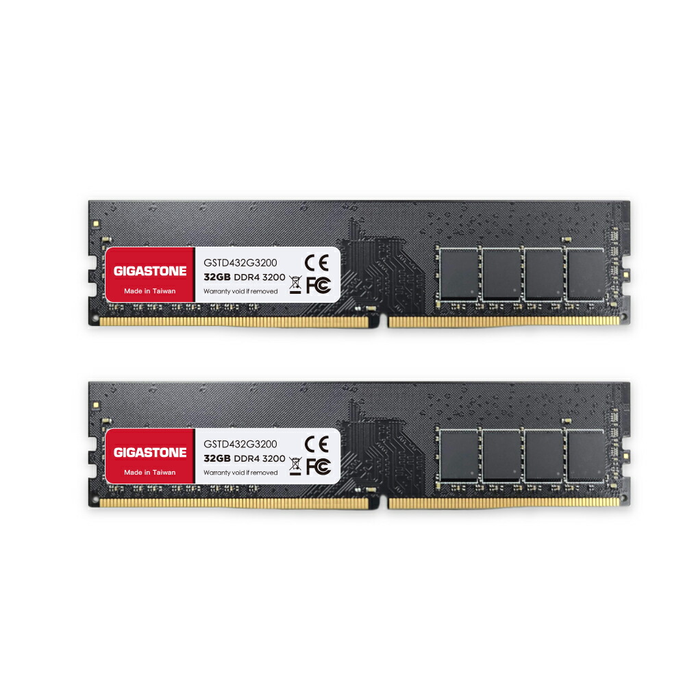 楽天市場】【メモリ DDR4】GIGASTONE 8GBx2枚 (16GB Kit) DDR4 3200MHz