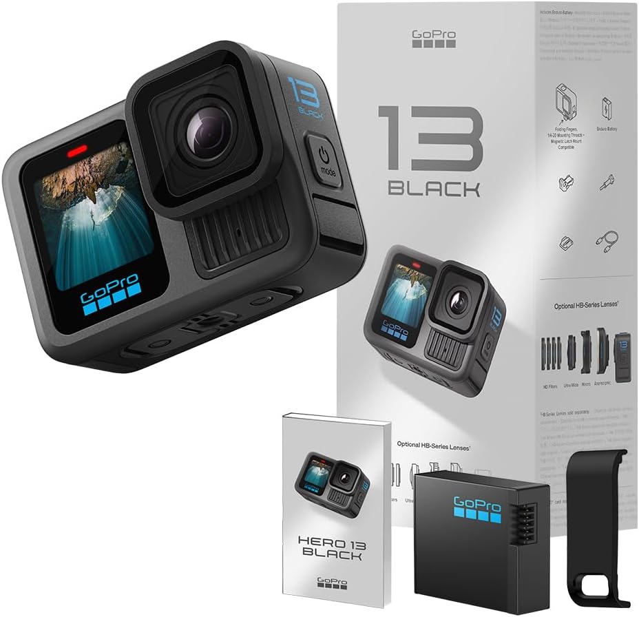 GoPro堅苦しさバス発着場押さえる GoPro HERO13 Black + お墨付きSD歌留多+申し受ける口付側面部屋の入り口 【国内定まり品】