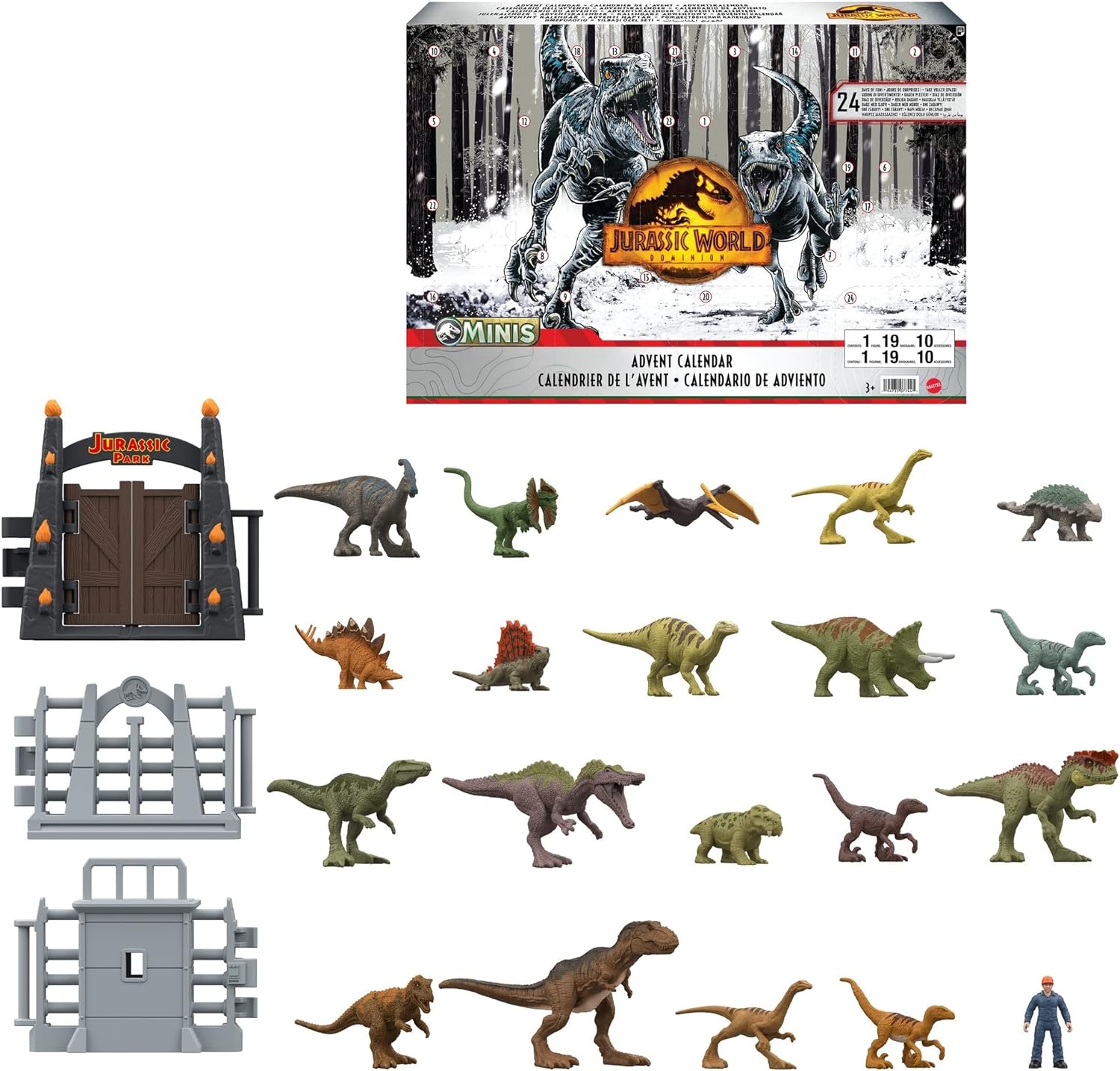 マテル　ジュラシックワールド　フィギュア&ミニカーのセット Amazon.co.jp: マテル ジュラシックワールド(JURASSIC WORLD) 新たなる