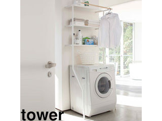 楽天市場】ランドリー 収納 ランドリー 立て掛けランドリーシェルフ