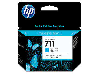 HP エイチピー HP711インキ薬莢 シアン29ml×3 CZ134A