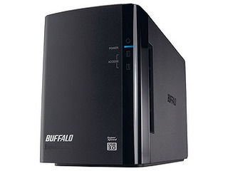 BUFFALO バッファロー USB3.0対応外付ハードディスク 2ドライブ 2TB HD-WL2TU3/R1J｜GIMMICK