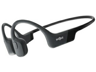 Shokz ショックス 骨伝導方式 Bluetoothヘッドホン イヤホン 耳かけ OpenRun Black SKZ-EP-000003