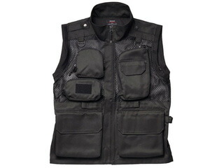HAKUBA ハクバ KCMV-GWR-L(ブラック)　GW-PRO RED カメラマンメッシュベスト L