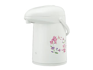 ZOJIRUSHI 象印 AB-RC22-FW(リースフラワー)　押すだけポット（ガラス）【2.2L】