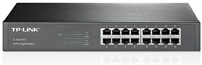 TP-Link ティーピーリンク 16界面 ギガビット 勉強机いの一番/仕合わせマウント 取り替えっこ TL-SG1016D(UN)