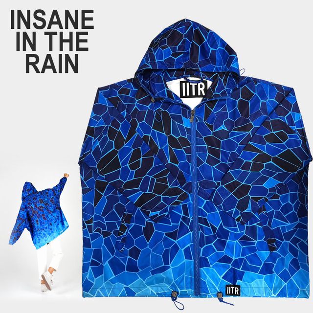 INSANE IN THE RAIN レインウェア Mサイズ　TIDE　男女兼用　再生ペットボトル素材 インセイン イン ザ レイン