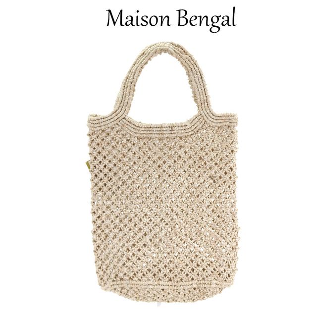 新品未使用MAISON BENGAL ジュート⁉️カゴバッグ MAISON BENGAL - 新品 Maison Bengal メゾン ベンガル ジュート