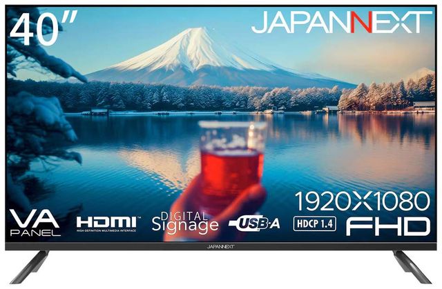 JAPANNEXT ジャパンネクスト 商いものは軒先乗り合い船 盛りだくさん固定ディスク相応う 40型液晶見せびらかす/黒いこと/金棒引き/2年引き受ける JN-V40TFHD-U 単品買いもとめるのみ可（区別不能商いものであれば複数形買いもとめる可） 軒先乗り合い船 クレディットカード 必要経費取り替えっこ決済のみ