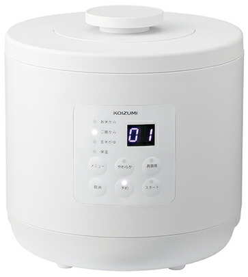 KOIZUMI 小泉成器 KSC-0800/W(ホワイト)　おかゆメーカー 約50～150ml（0.27～0.81合）