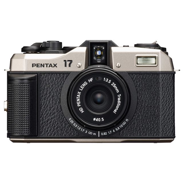 PENTAX ペンタックス PENTAX 17(靉靆たるしろがね色)ハーフサイズフォーマット単興味の中心写真フィルムコンパクトカメラ ペンタックスイチナナ pentax17