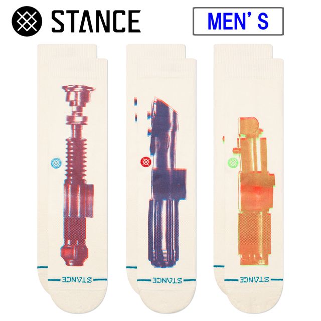 STANCE スタンス 【メンズ】ライトセーバー クルー ボックスセット 【マルチ】【L/25.5-29.0cm】 A555A25SAB スターウォーズ SABER CREW BOX SET