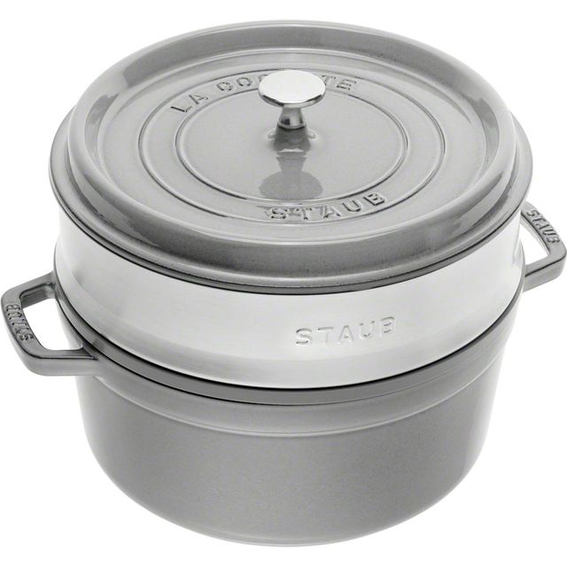 STAUB ストウブ　スチーマーインサート 26cm蒸し器 ストウブ スチーマー 26cm インサート ステンレス 鍋用 蒸し器