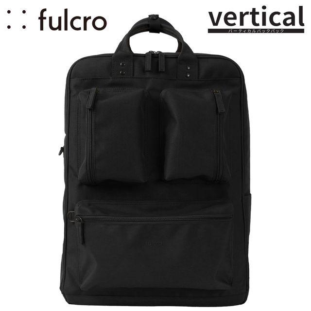 fulcro フルクロ エクスプローラー バーティカルバックパック 【ブラック】【30L】 fma-0015 撥水 Explorerシリーズ|GIMMICK