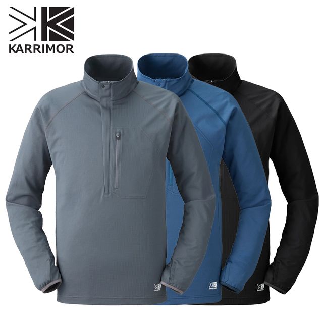 karrimor カリマー ファスト ドライ L/S ハーフジップ 101569 抗菌防臭 吸水速乾 デルタ カラット ポリジン