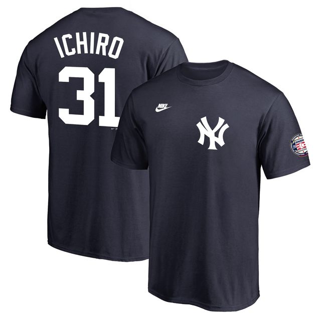 マリナーズ イチロー ネーム＆ナンバー 殿堂入り記念Tシャツ ネイビー Lサイズ NIKE マリナーズ イチロー ネーム＆ナンバー HOF（殿堂入り