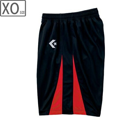 CONVERSE コンバース 【メンズ】ゲームパンツ【ブラック/レッド】【XOサイズ】CB251801-1964 吸汗 速乾 日本製