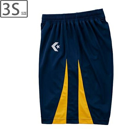 CONVERSE コンバース 【メンズ】ゲームパンツ【ネイビー/ゴールド】【3Sサイズ】CB251801-2953 吸汗 速乾 日本製