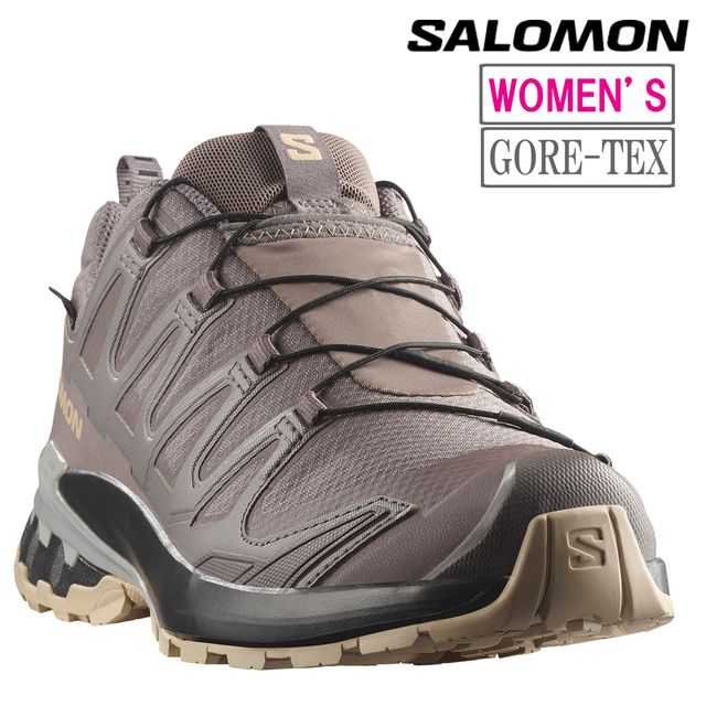 SALOMON サロモン 【レディース】XA PRO 3D V9 GTX 【酸桃勝手もと/黒いこと/ガル】 L47744500 ゴアテックス トレイル駈けっくら 雨合羽 山登り 山歩き