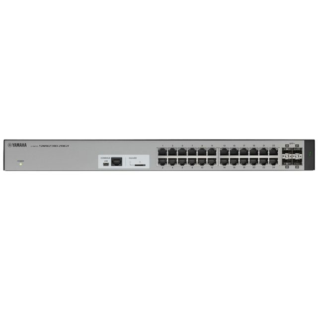 YAMAHA ヤマハ SWR2310-28GT　28ポート インテリジェントL2スイッチ｜GIMMICK