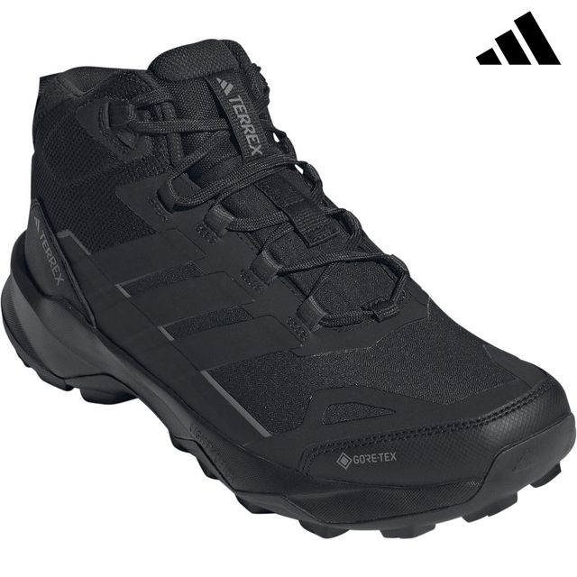 adidas アディダス 【メンズ】テレタイプ スカイチェイサー AX5 ミッド GORE-TEX 山歩き JQ2207 【中核グループ黒いこと/中核グループ黒いこと/炭素】