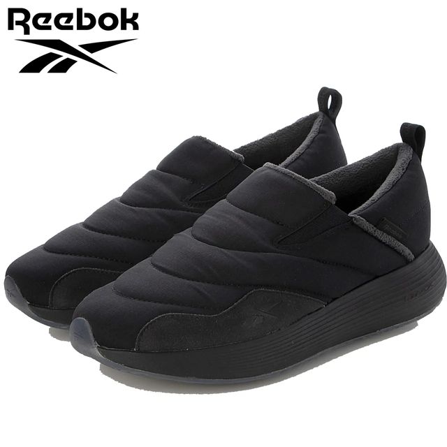 reebok リーボック 【ユニセックス】DMX コンフォート スリップオン ウィンター 【ブラック】 100208162 DMX COMFORT + SLIP ON WINTER