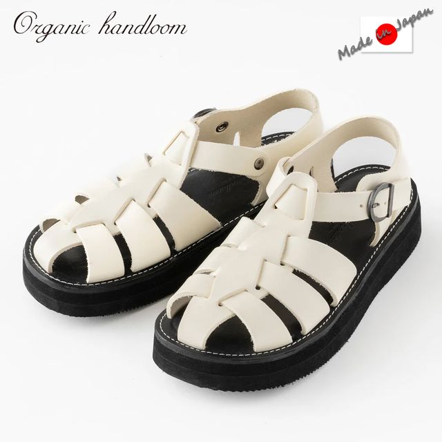organichandloom オーガニックハンドルーム 【レディース】グルカ プラットフォーム 【オフホワイト】 OH023010 GURKHA PLATFORM
