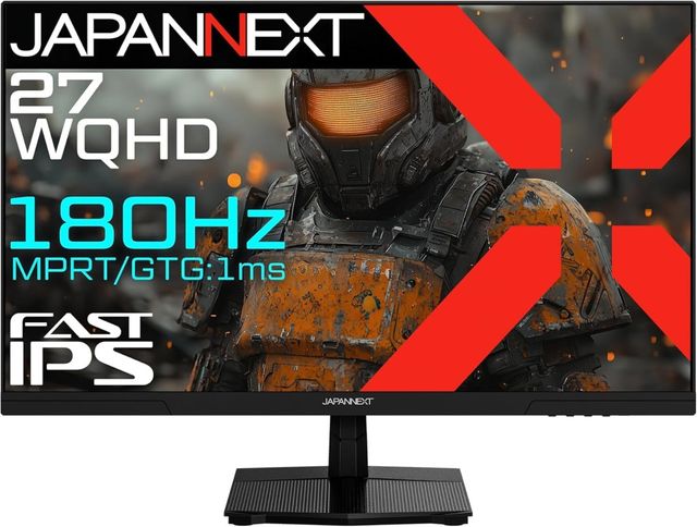 JAPANNEXT ジャパンネクスト WQHD相応う27型ゲーミングモニター(IPS/180サイクル/DPx2/HDMIx2/PIP・PBP/非光輝/2年引きうける) JN-I27G180Q 単品買いもとめるのみ可（区別不能商いものであれば複数形買いもとめる可） プラスチックマネー 必要経費取り替えっこ決済のみ パソコン・周辺機器-ディスプレイ