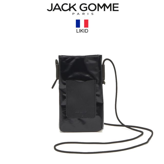 Jack Gomme ジャックゴム LIKID【ブラック】スマホショルダー フランス製 1931.LVO_LIKID 00000042520034 【正規販売店】